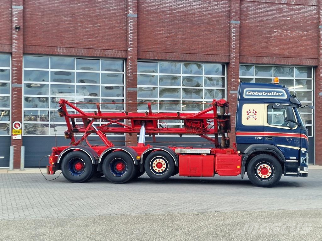 Volvo FM 13.500 Globetrotter 8x4*4 - Cable system / 3 si Camiones elevadores de gancho