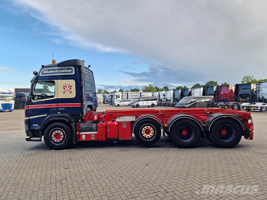 Volvo FM 13.500 Globetrotter 8x4*4 - Cable system / 3 si Camiones elevadores de gancho