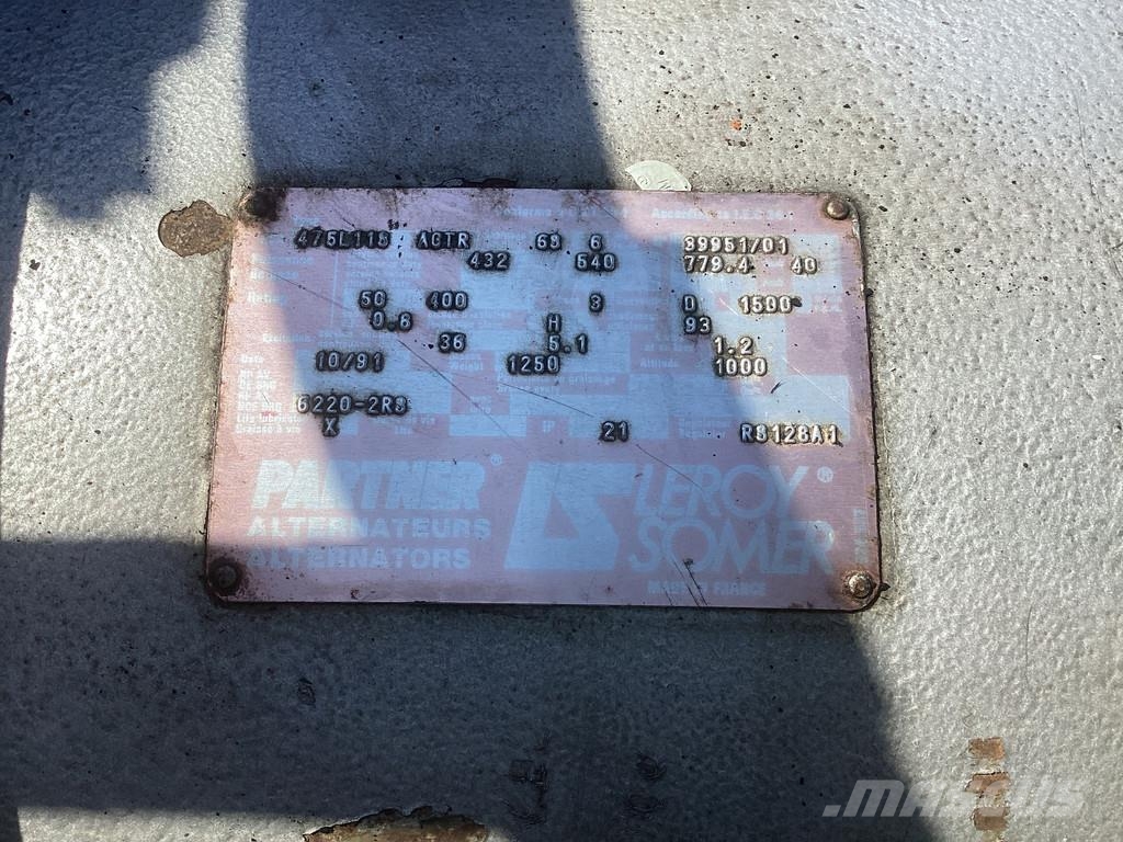 Detroit Diesel 12V92TA GENERTOR 540KVA USED Dieselgeneratorer