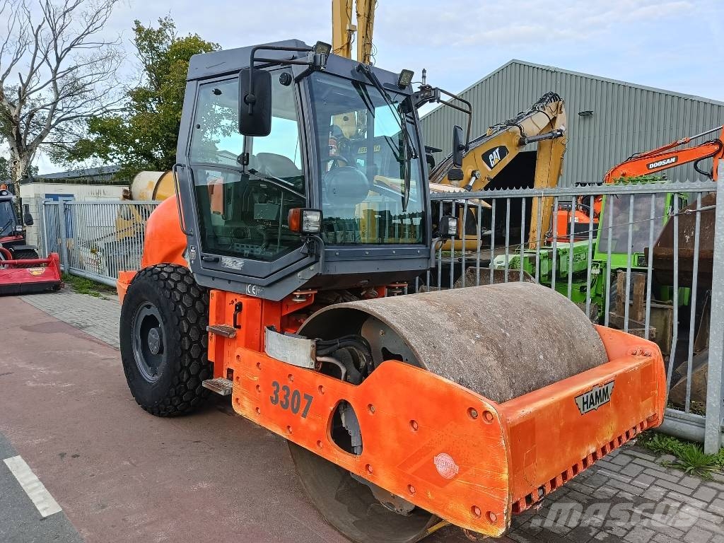 Hamm 3307  wasl roller vibr drum compactor 7500 kg Single drum rollers