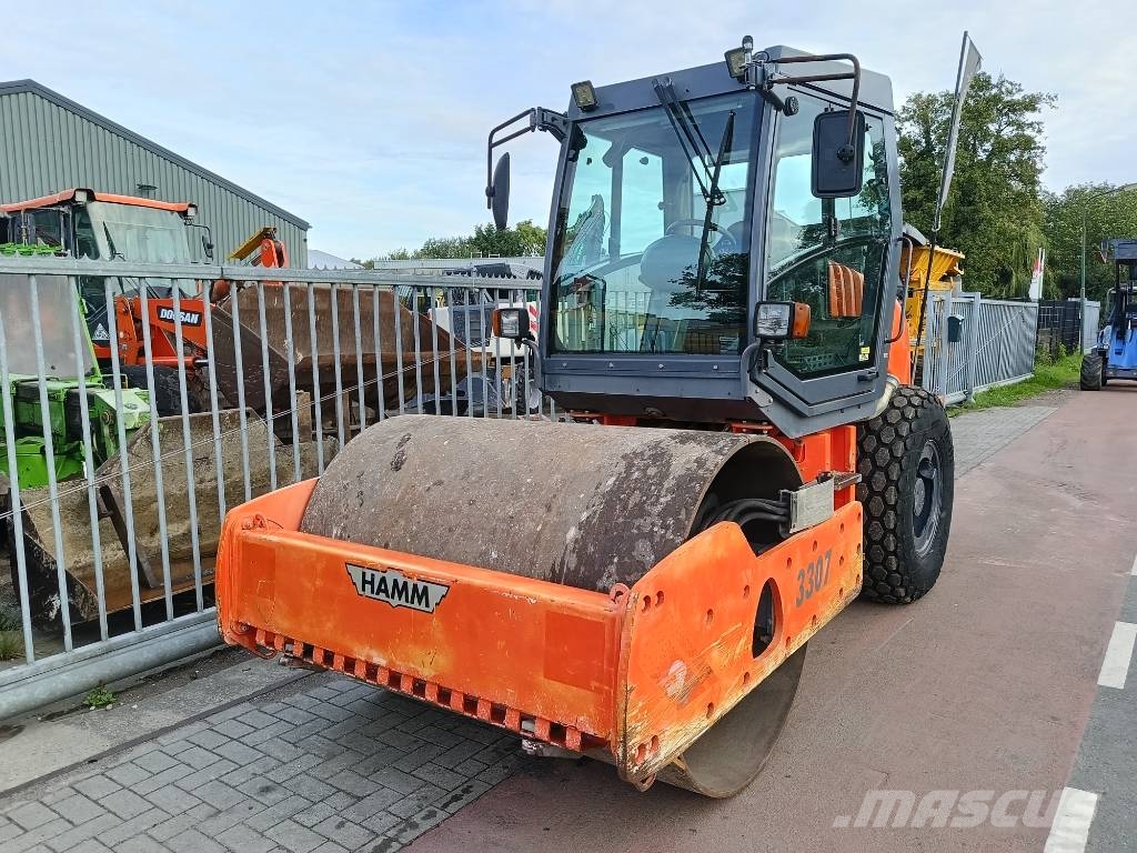 Hamm 3307  wasl roller vibr drum compactor 7500 kg Single drum rollers