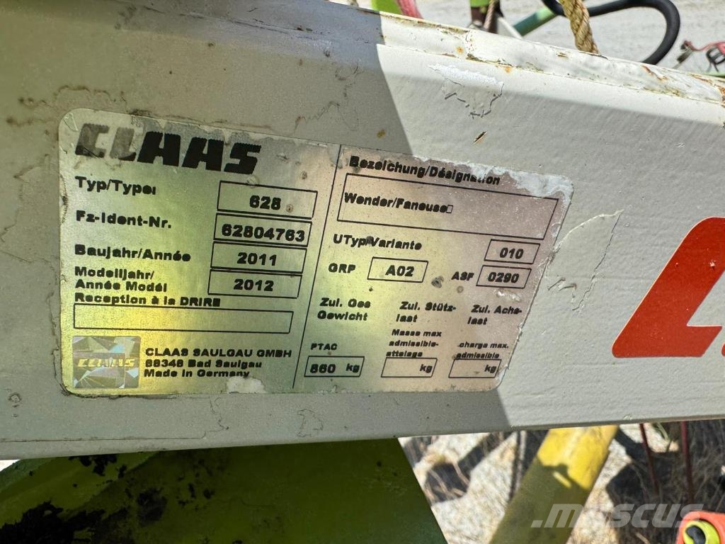 CLAAS VOLTO 670 Pöyhimet ja haravat