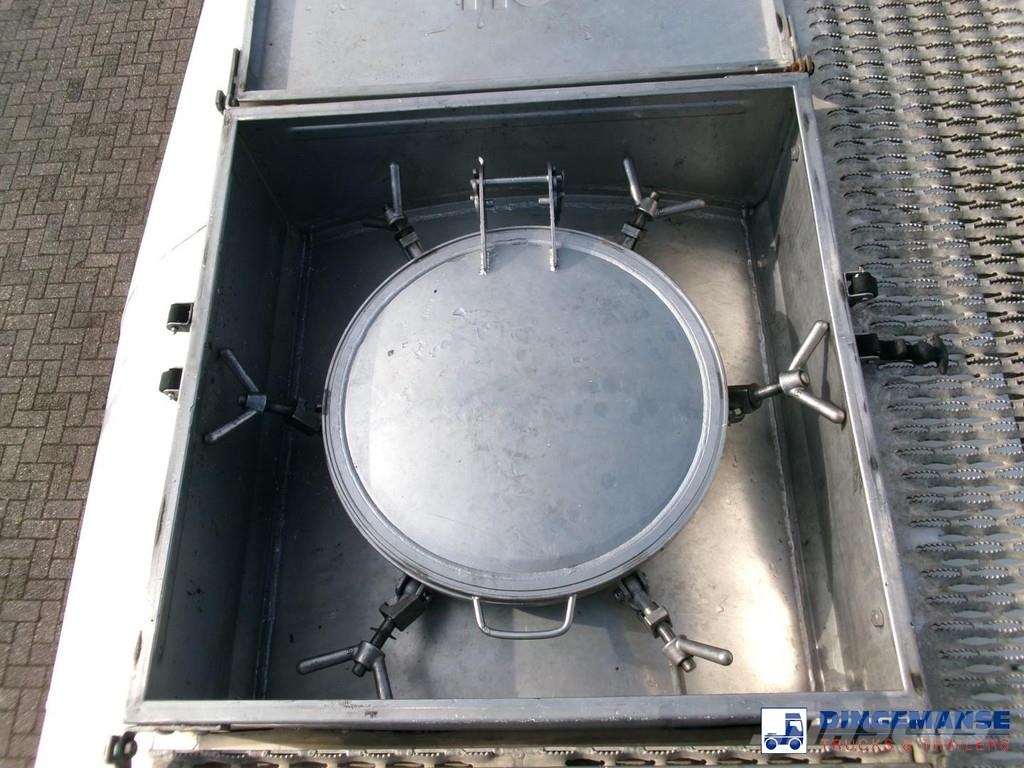 Magyar Chemical tank inox L4BH 34 m3 / 1 comp Полуприцепы-Цистерны
