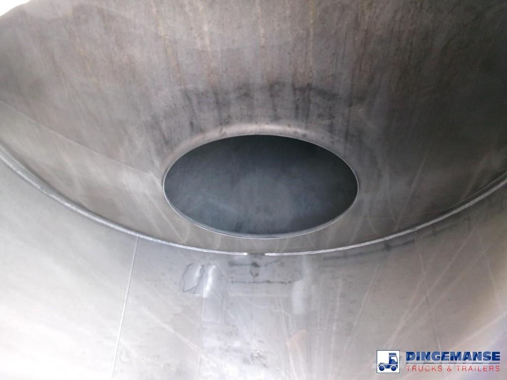 Magyar Chemical tank inox L4BH 34 m3 / 1 comp Полуприцепы-Цистерны