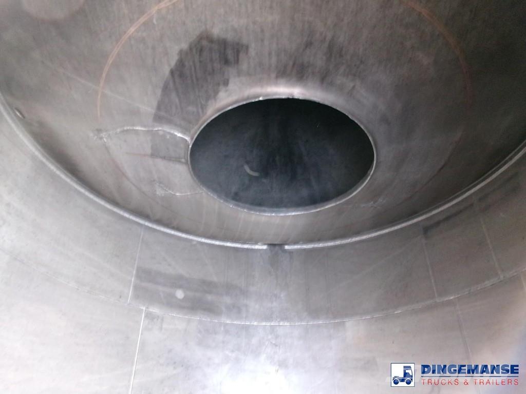 Magyar Chemical tank inox L4BH 34 m3 / 1 comp Полуприцепы-Цистерны
