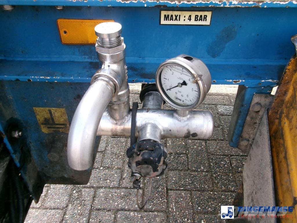 Magyar Chemical tank inox L4BH 34 m3 / 1 comp Полуприцепы-Цистерны
