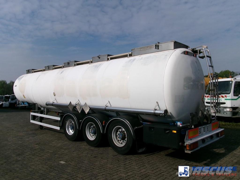Magyar Chemical tank inox L4BH 34 m3 / 1 comp Полуприцепы-Цистерны