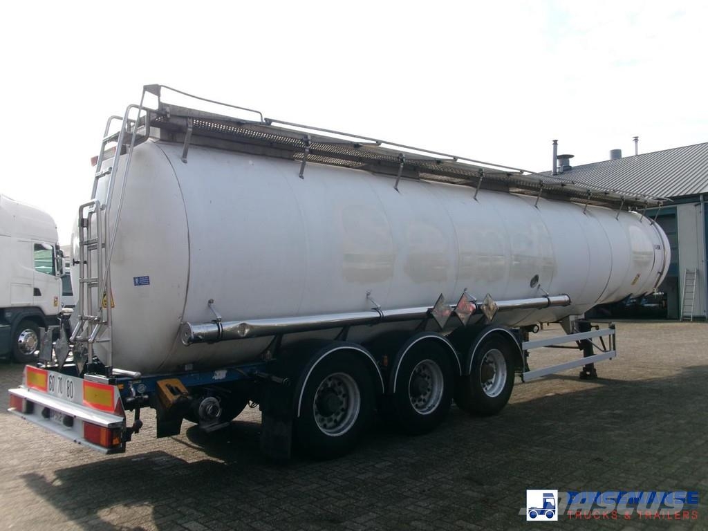 Magyar Chemical tank inox L4BH 34 m3 / 1 comp Полуприцепы-Цистерны