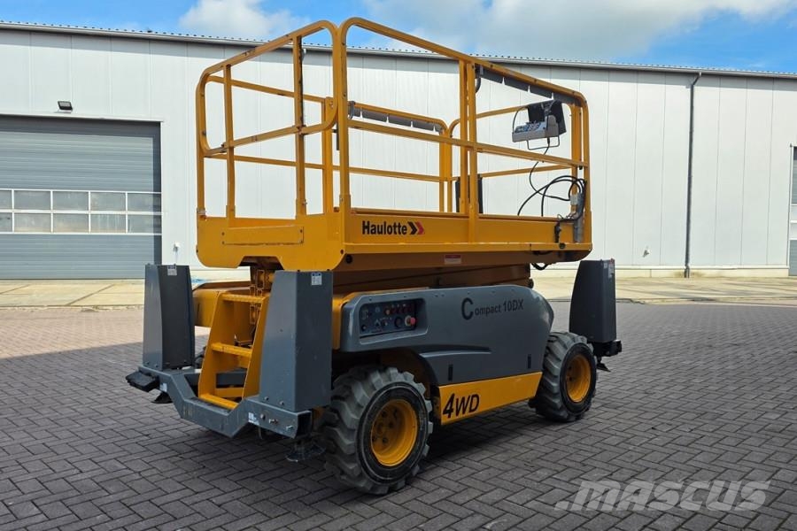 Haulotte COMPACT 10DX Diesel, 4x4 Drive, 10.2m Working Heig Schaarhoogwerkers