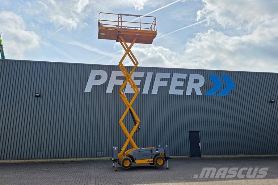 Haulotte COMPACT 10DX Diesel, 4x4 Drive, 10.2m Working Heig Schaarhoogwerkers