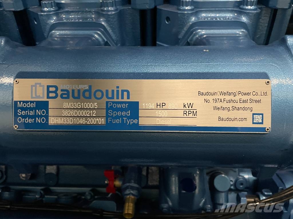Baudouin 8M33G1000/5 - 1000 kVA Generator - DPX-19882 Diesel Generatoren