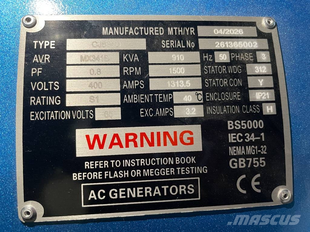 Baudouin 8M33G1000/5 - 1000 kVA Generator - DPX-19882 Diesel Generatoren