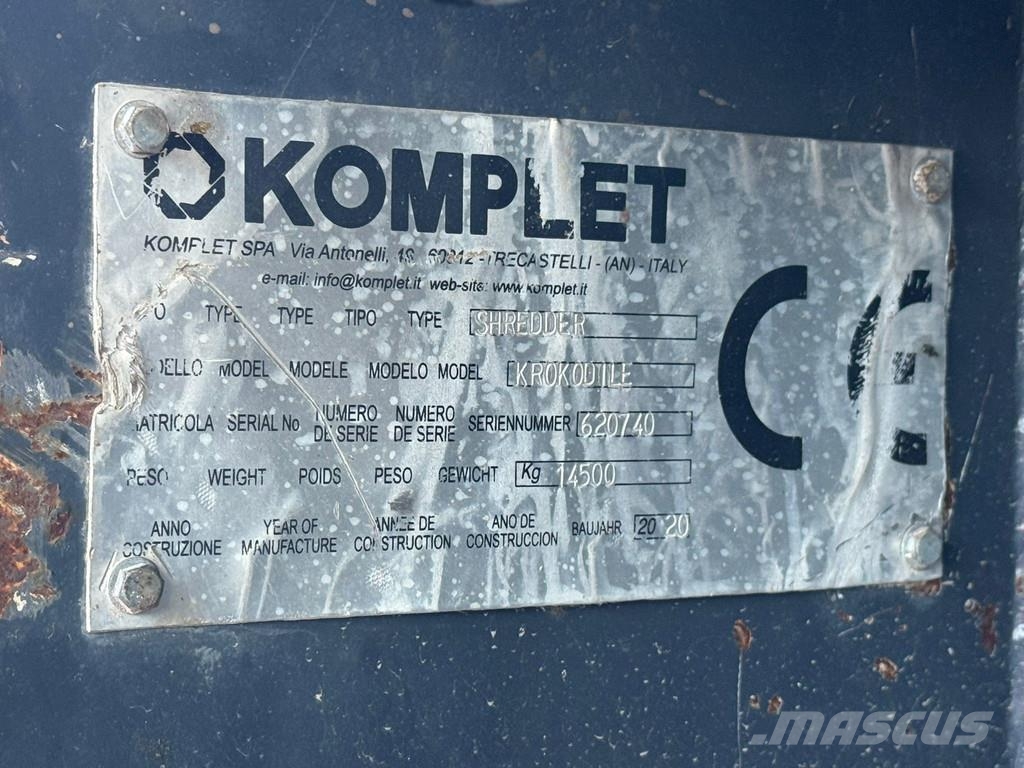 Komplet Krokodile - RECYCLING SHREDDER Schredder