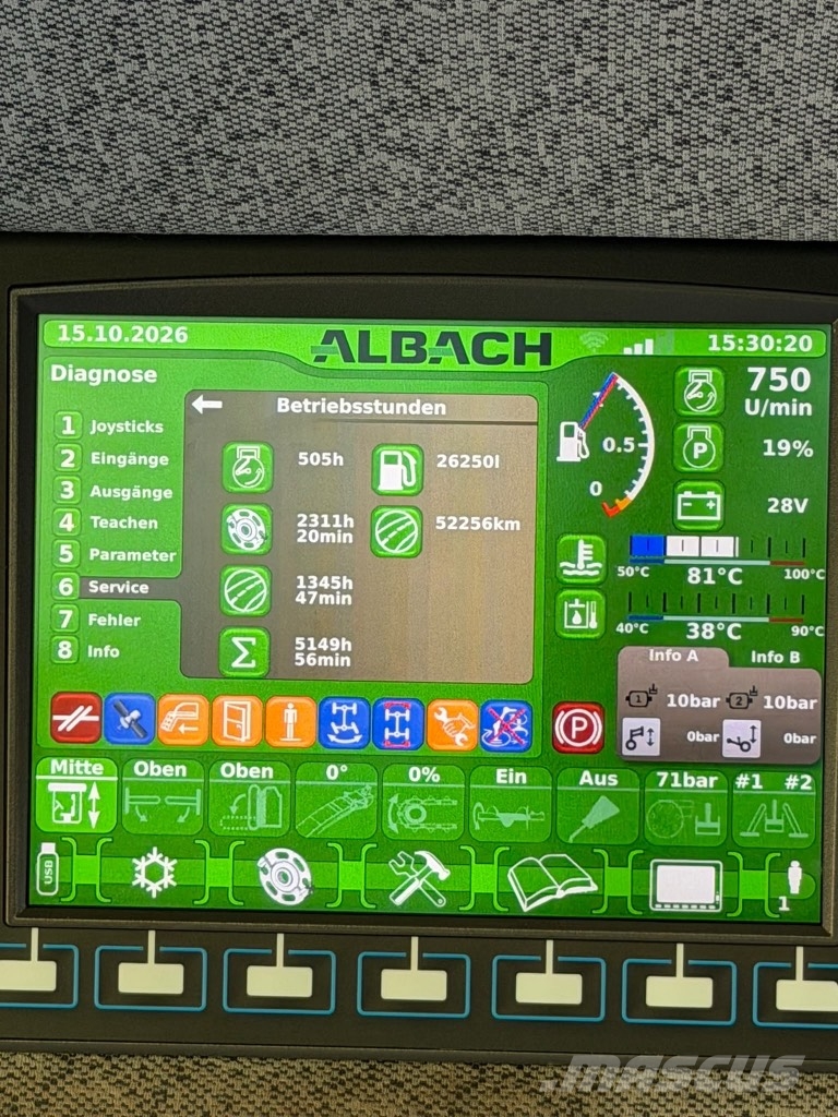 Albach Diamant 2000 Drobilice za drvo / čiperi