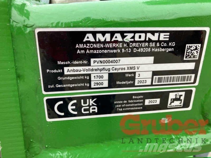 Amazone Cayros XMS 4-1050 V erweiterba Muut maatalouskoneet