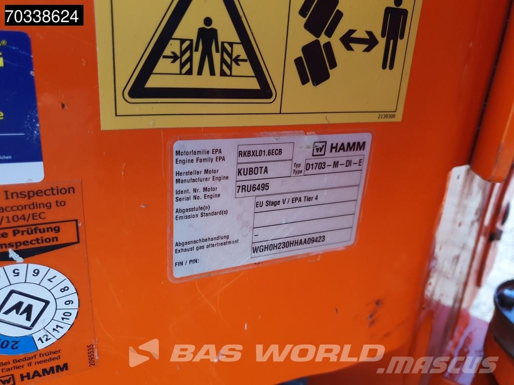 Hamm HD12 VV EPA / CE مداحل ثنائية الاسطوانة