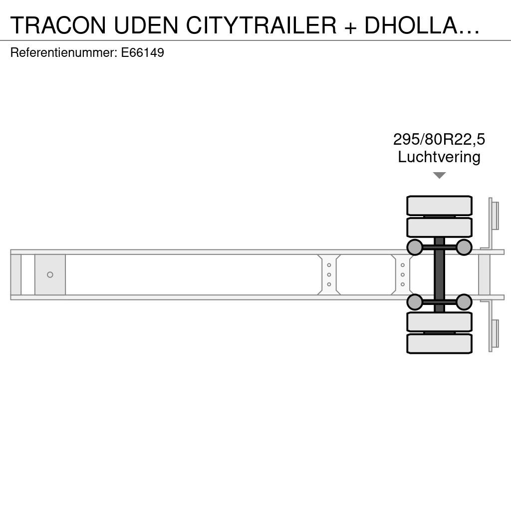 Tracon UDEN CITYTRAILER + DHOLLANDIA Gesloten opleggers