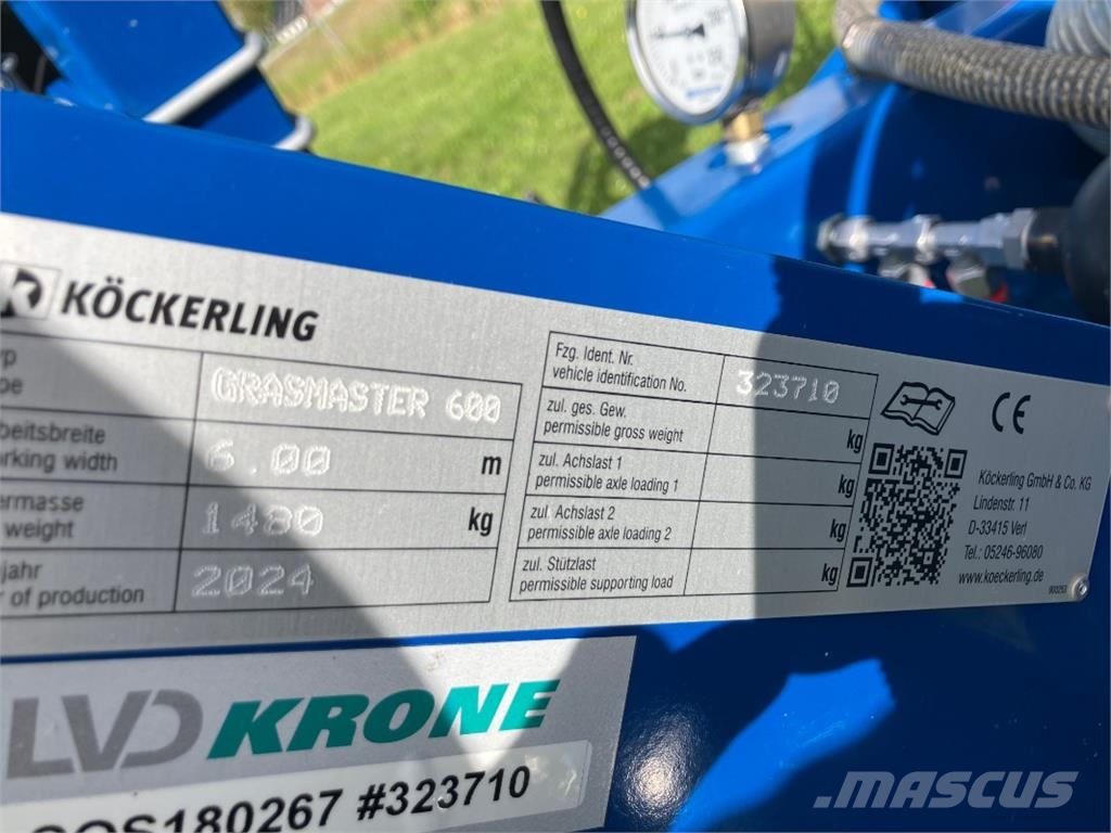Köckerling Grasmaster 600 Ostale poljoprivredne mašine