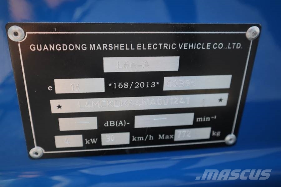 BRINGO L6E-A Dutch Registration, Valid inspection, Hjælpemaskiner