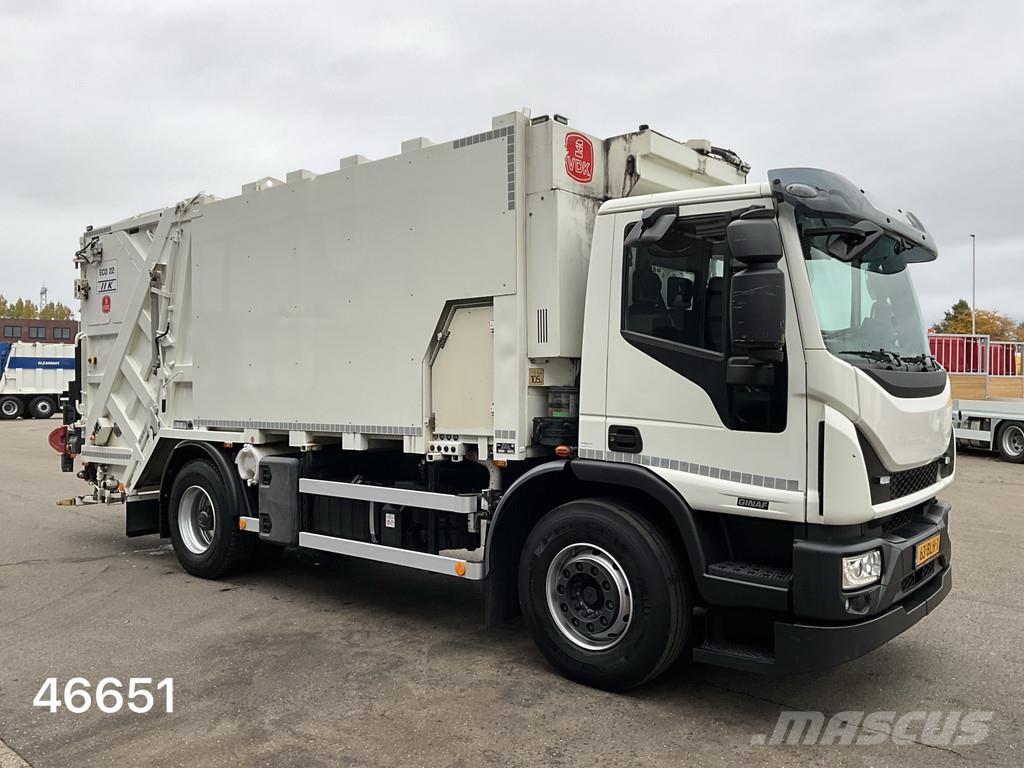 Ginaf C6 2120N VDK 15m³ 2 compartimenten opbouw Just 79. Atik kamyonlari