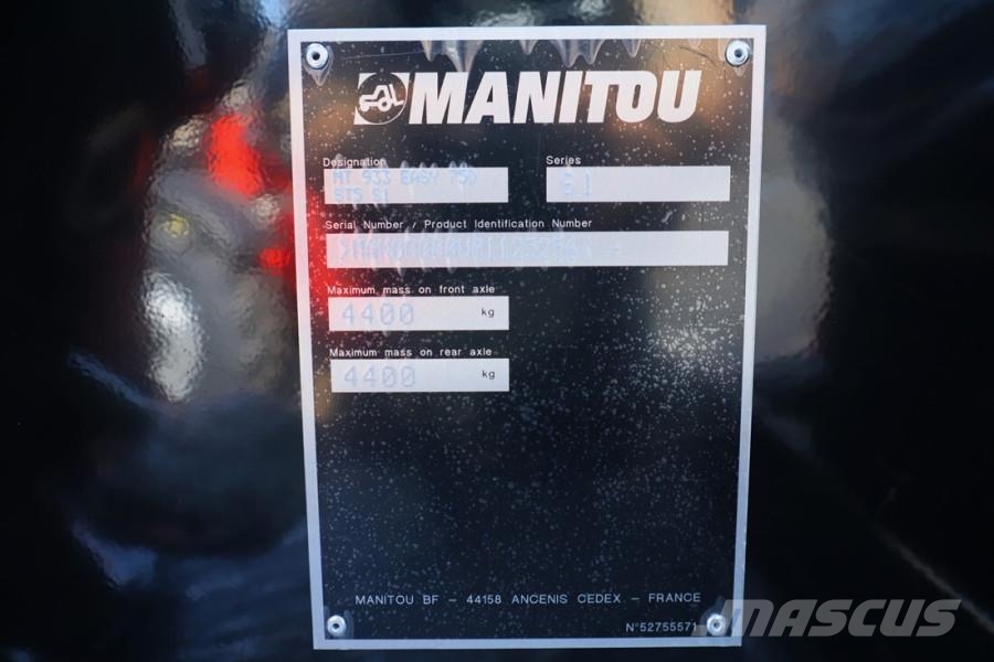 Manitou MT933 EASY 75D ST5 S1 Valid inspection, *Guarantee Verreikers