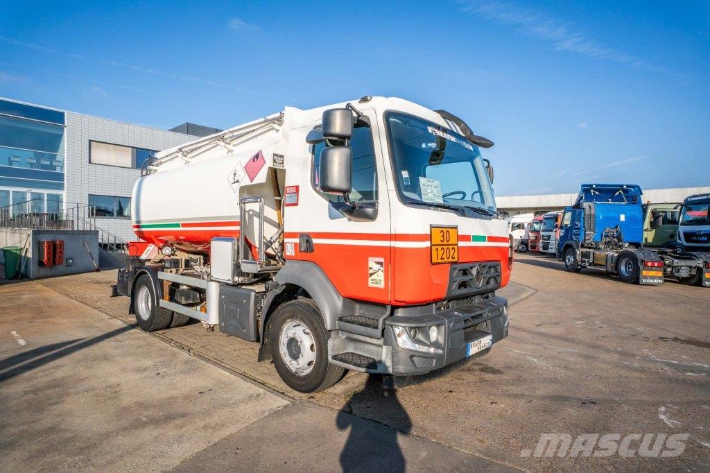 Renault MIDLUM 220 ALU CM 9.000L+4COMP Camiones cisternas