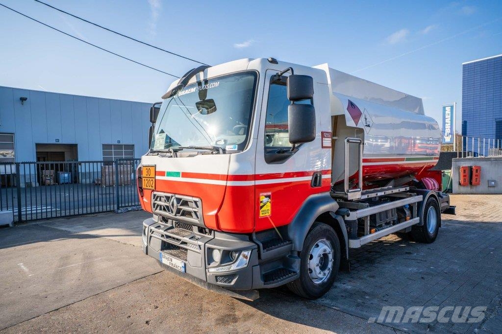 Renault MIDLUM 220 ALU CM 9.000L+4COMP Camiones cisternas