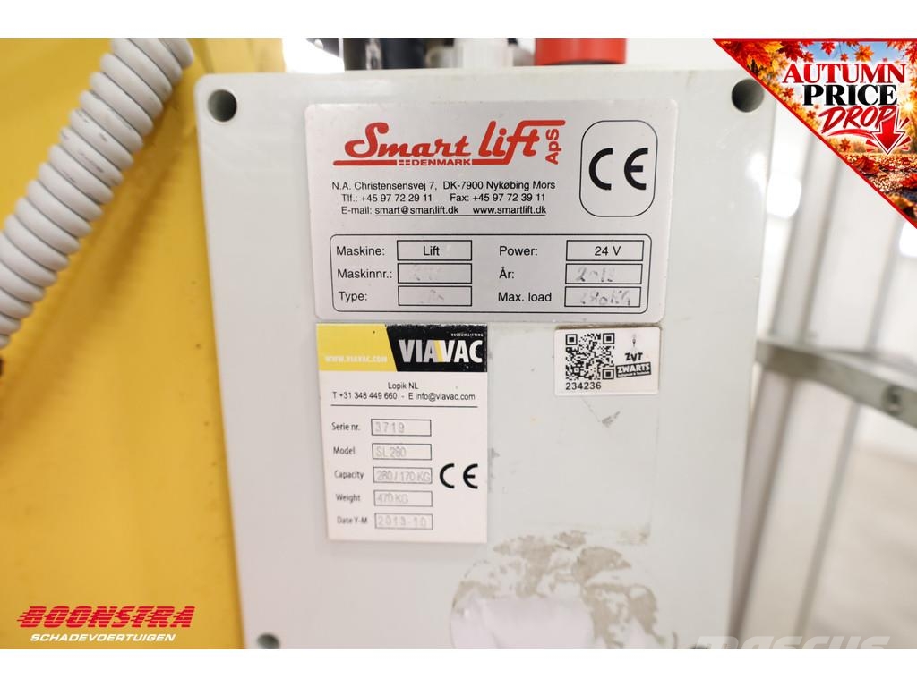 SMARTLIFT GL280 Glaslift BY 2013 Andere liften en hoogwerkers