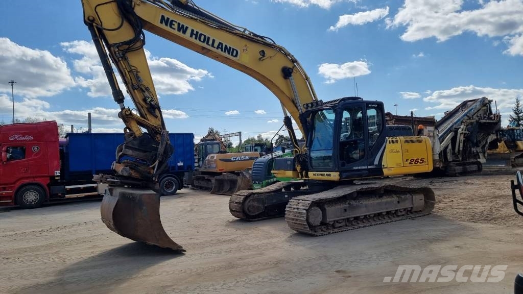 New Holland E 265 C Rototilt Crawler excavators
