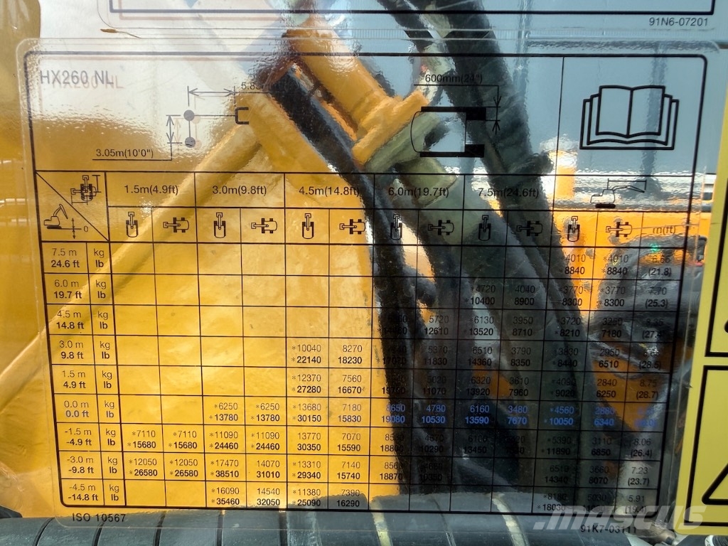 Hyundai HX 260 NL - HX 260 L - HX 220 L - HX 300 L Crawler excavators