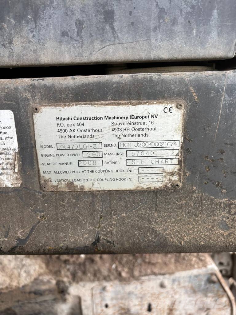 Hitachi ZX 470 Bagri goseničarji
