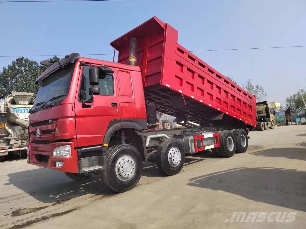 Howo 371 8x4 Savivarčių priekabų vilkikai