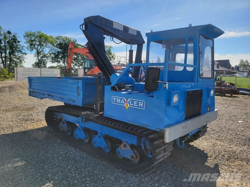 Morooka MST 600 with crane HIAB 031AW Raupendumper