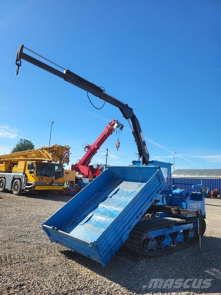 Morooka MST 600 with crane HIAB 031AW Raupendumper