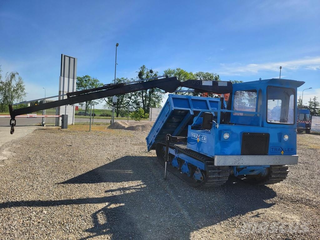 Morooka MST 600 with crane HIAB 031AW Raupendumper