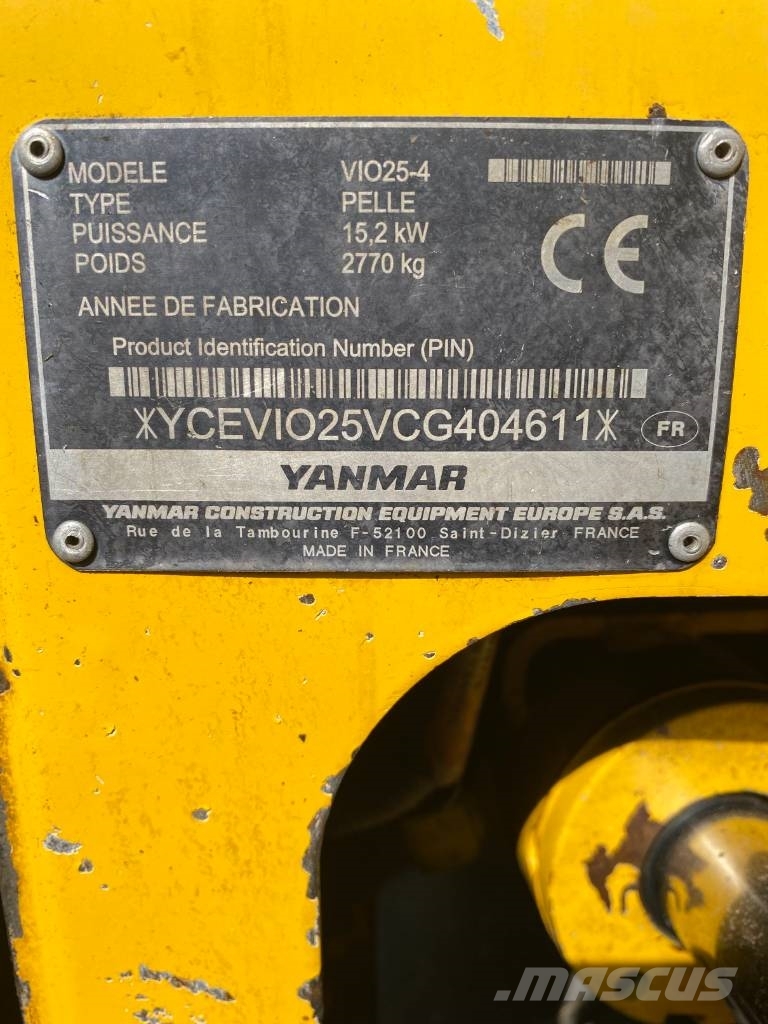 Yanmar Vio 25 Minibagger < 7t