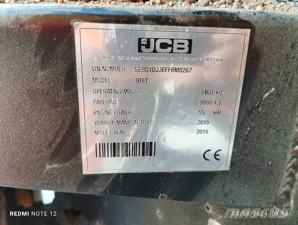 JCB 9TFT Vehículos compactos de volteo