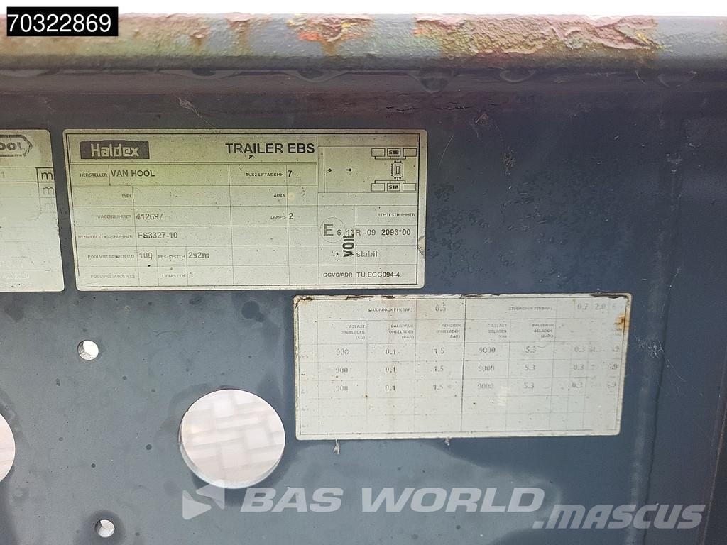 Van Hool S/00149 Lift Axle Multi'45ft Containerauflieger