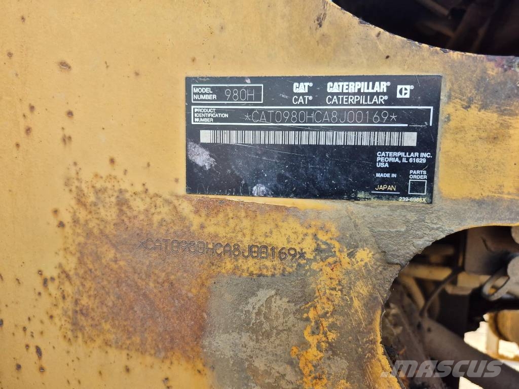 CAT 980H 輪胎式裝載機