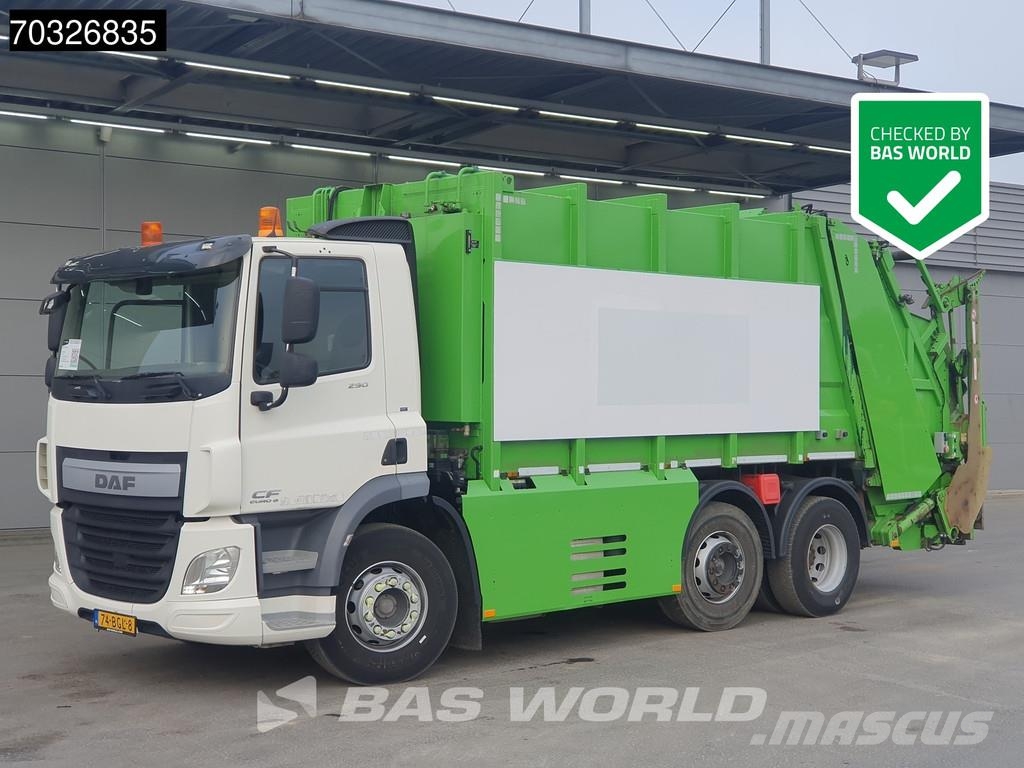 DAF CF 290 6X2 NL-Truck APK HALLER 20m3 MED XL Steerin Camiones de basura