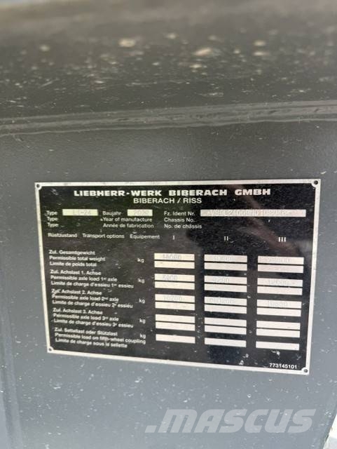 Liebherr Kran L1-24 Grúas torre