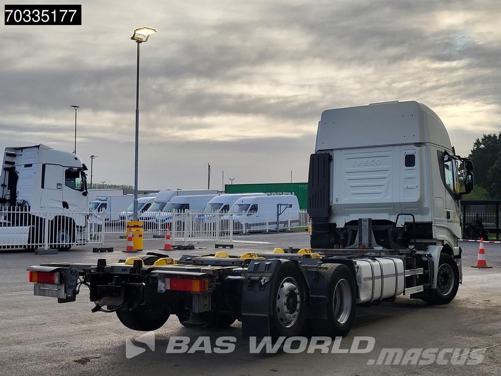 Iveco Stralis 480 Stralis 6X2 BDF Full Air suspension Li Containertrucks met kabelsysteem