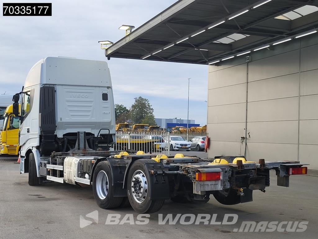 Iveco Stralis 480 Stralis 6X2 BDF Full Air suspension Li Containertrucks met kabelsysteem