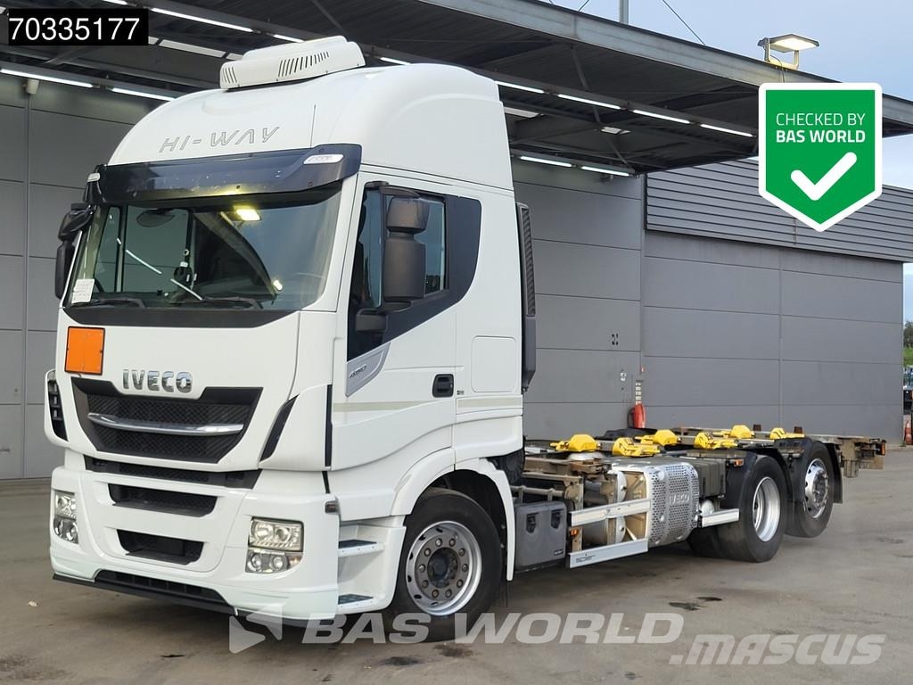 Iveco Stralis 480 Stralis 6X2 BDF Full Air suspension Li Containertrucks met kabelsysteem