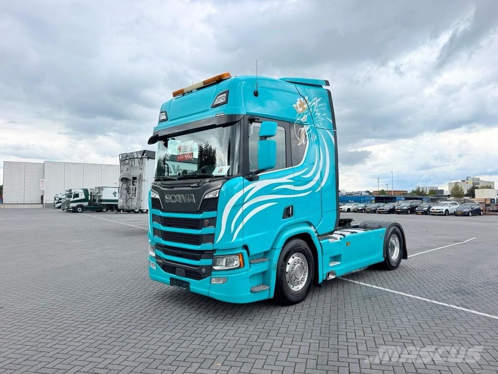 Scania R580 full air, Retarder, hydrauliek Cavalos mecânicos