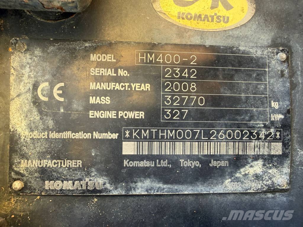 Komatsu HM 400-2 Σπαστό Dump Truck ADT