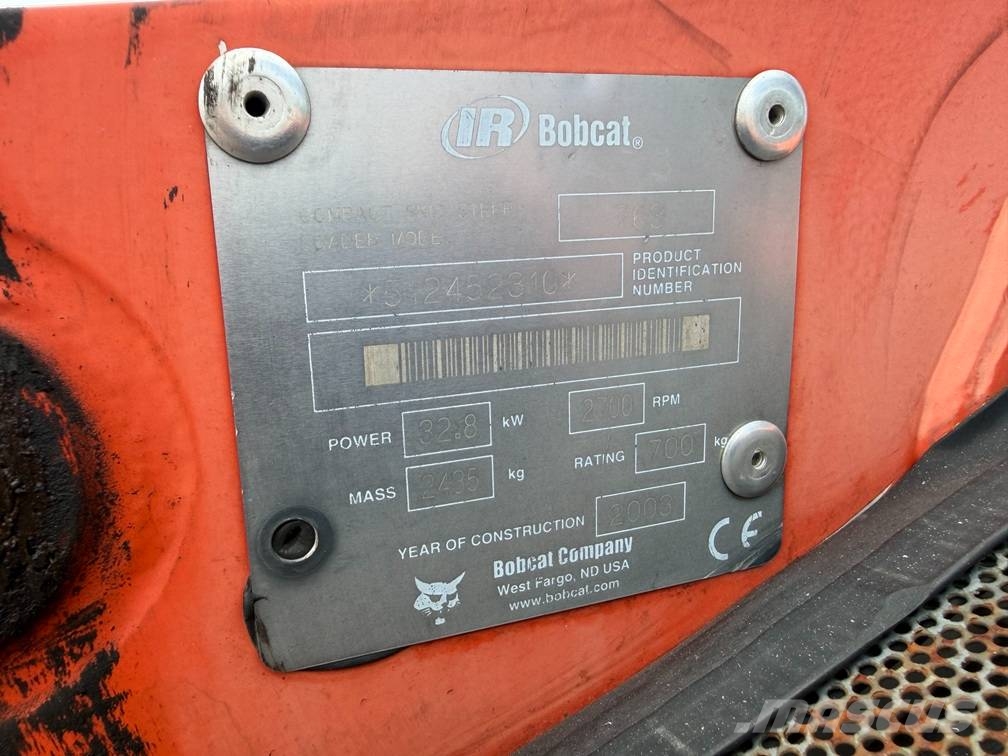 Bobcat 763 high flow Skid steer mini nakladalci