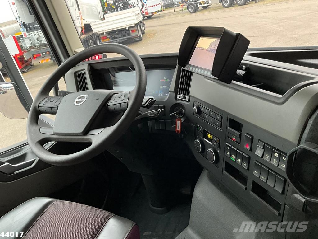 Volvo FM 420 8x2 Hiab 25 Tonmeter laadkraan + Welvaarts 吊鉤式起重車