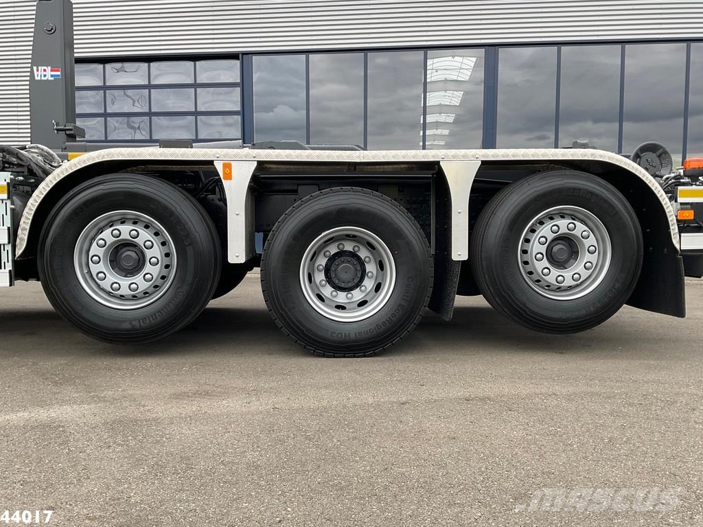 Volvo FM 420 8x2 Hiab 25 Tonmeter laadkraan + Welvaarts 吊鉤式起重車