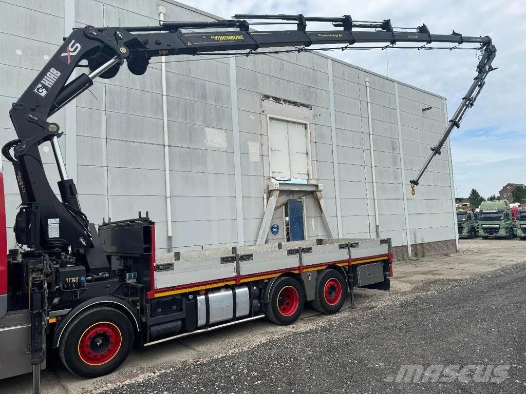 DAF CF 85.460 8X2 HIAB 477E-7 + JIB 75X + REMOTE CONTR رافعات صالحة لكل أنواع الطرق